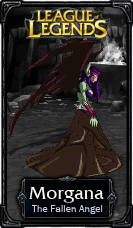 Morgana Fallen Angel - LoL by HadesDiosSupremo