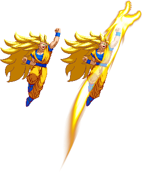 SSJ3 Goku - Super Dragon Fist by HadesDiosSupremo on DeviantArt