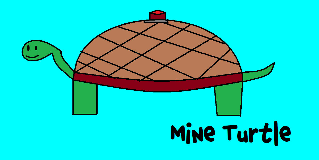 Hello Exploding Turtle Mine Turtle (from ASDFmovie series) by jonathon3531 on DeviantArt