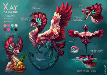 Xay the pink coatl reference sheet