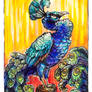 Peacock painting