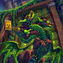 Dragon of abandoned uranium mine