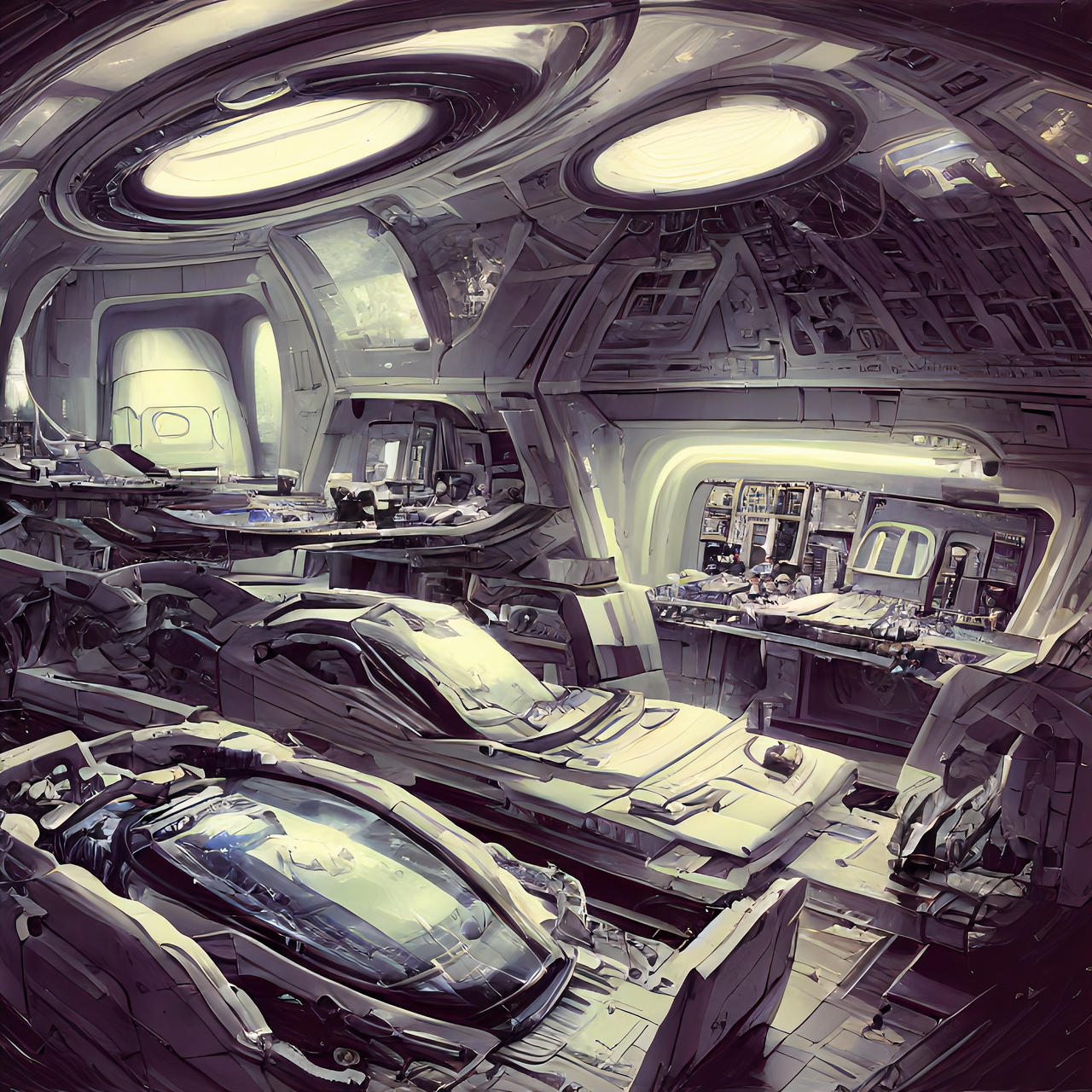 Spatial Pod Inside the spaceship - hibernation pods by Itsadequate on DeviantArt
