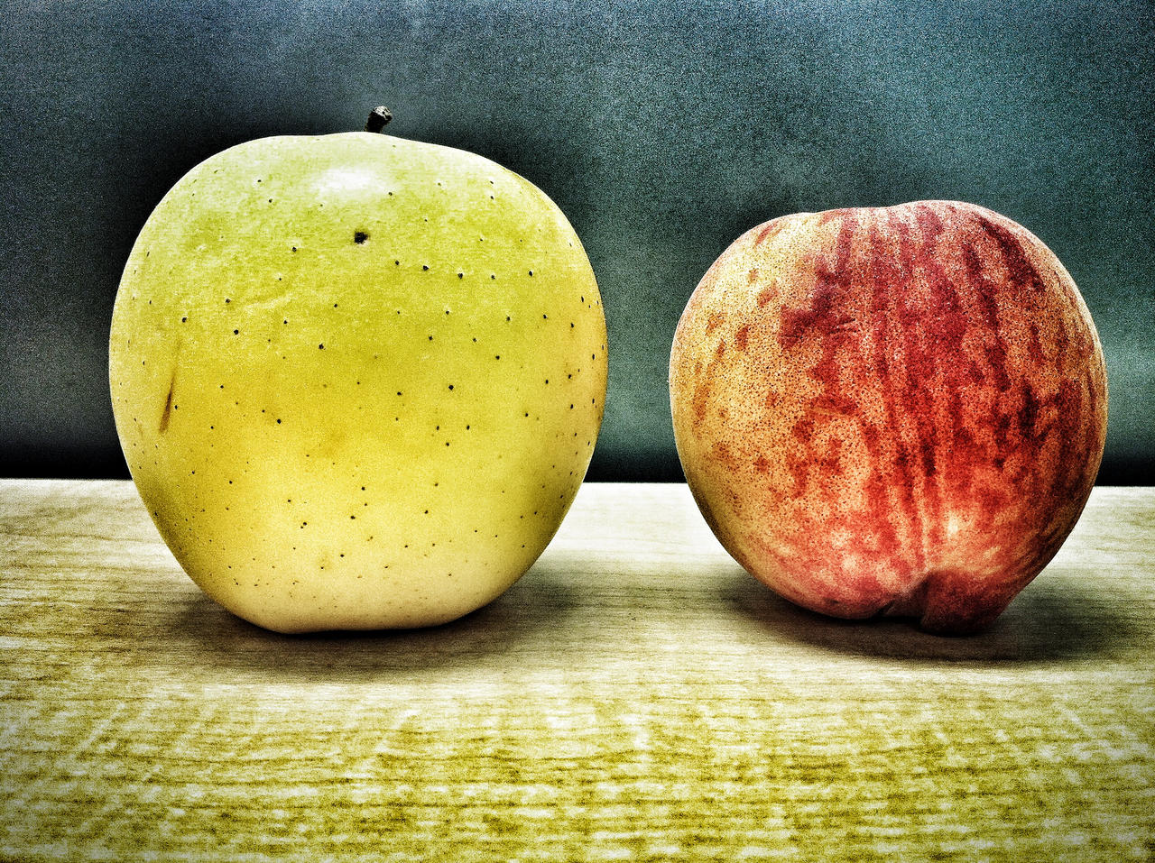 Apple and Peach