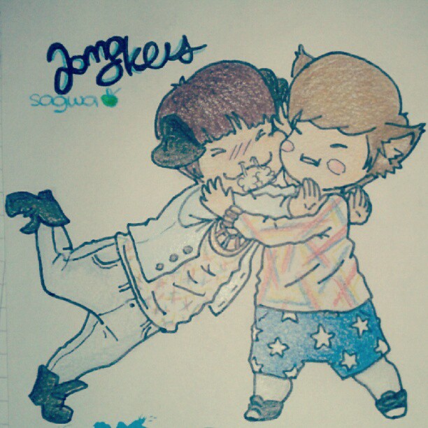 Chibi jongkey - shinee