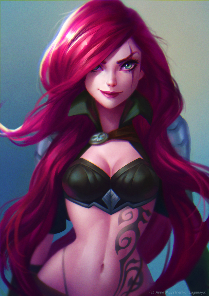 Live Wallpaper-Katarina (League of Legends) by Asinjuasflora on DeviantArt