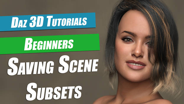 Daz 3D Beginners Tutorial : Saving Character Subse