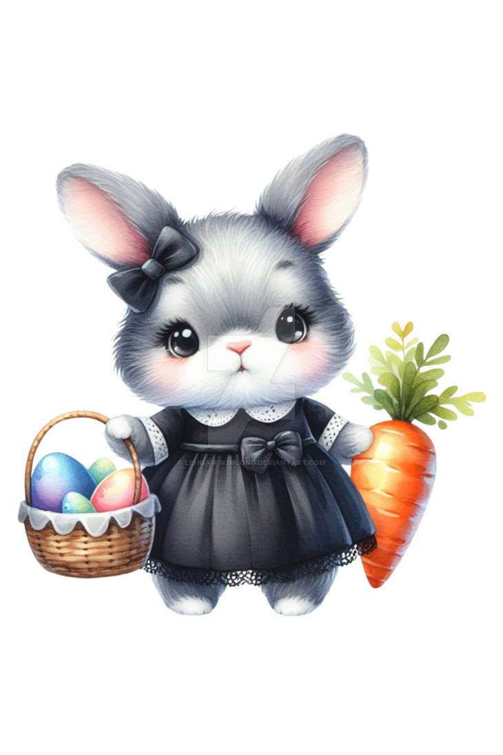 Watercolor Rabbit Artwork by LeHoangKimLong on DeviantArt