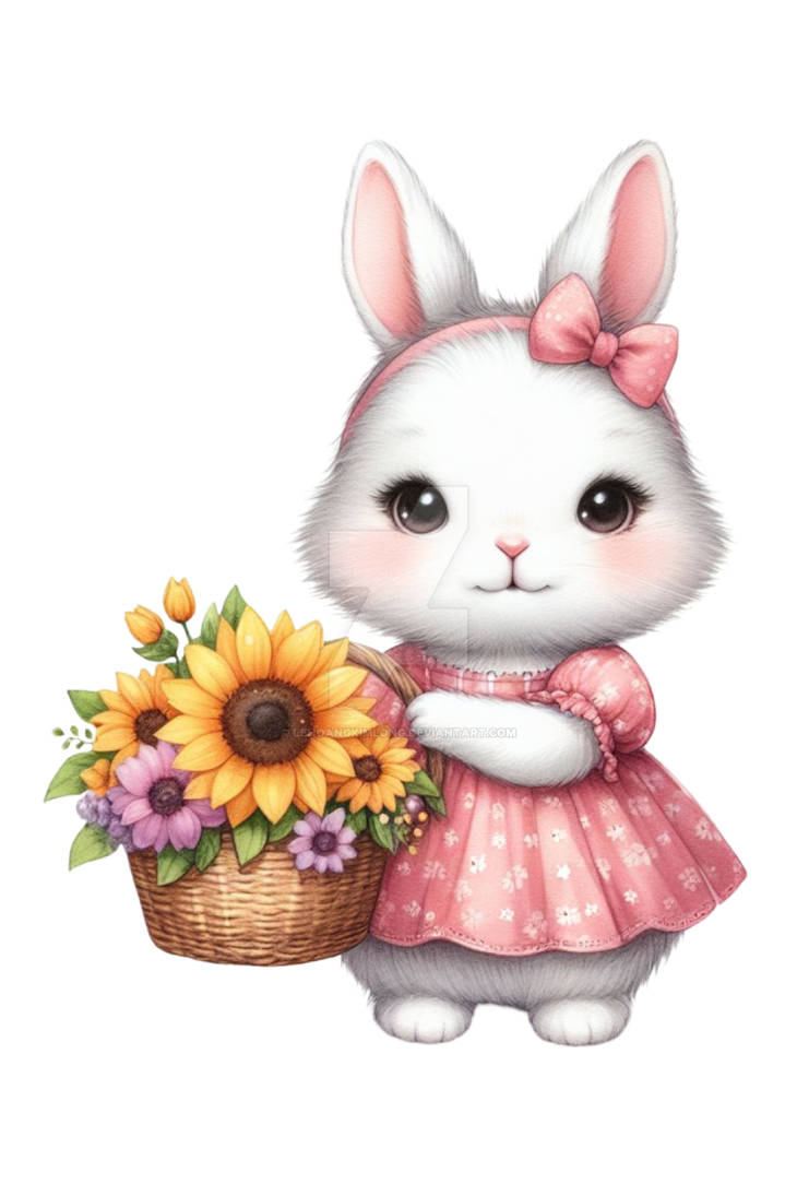 Watercolor Rabbit Artwork by LeHoangKimLong on DeviantArt