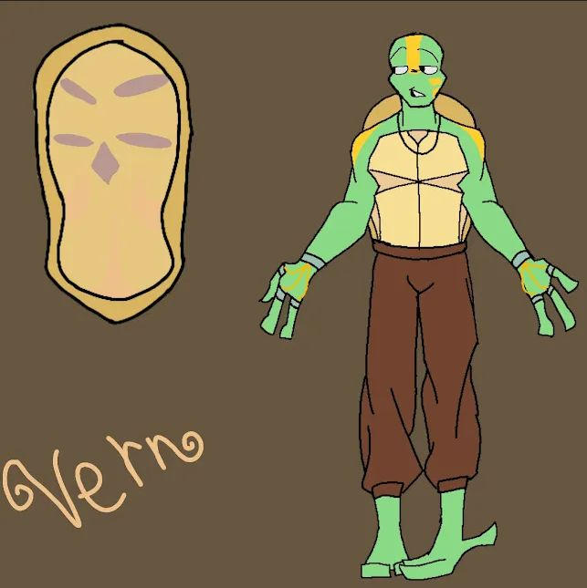 Karben Rottmnt Oc ROTTMNT OC - Vern by UndertaleAuKnowItAl on DeviantArt