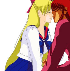 Kurama and Aino Minako