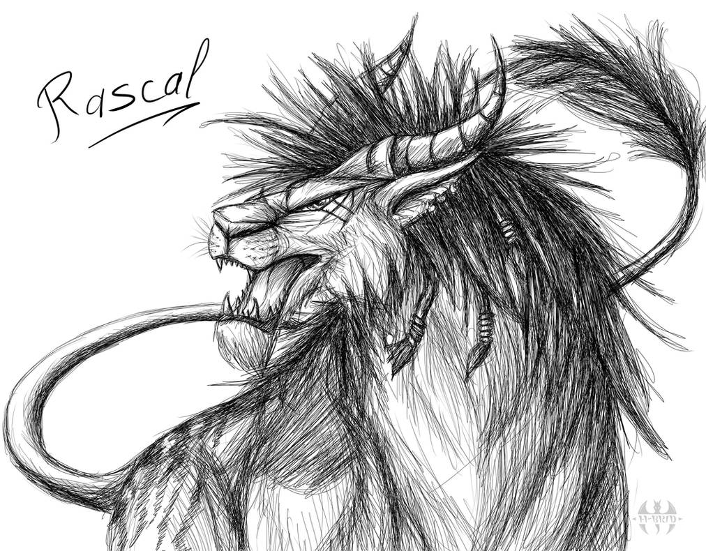 Rascal sketch by Hatchy-Bridy on DeviantArt