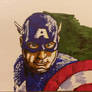 Captain America Doodle 