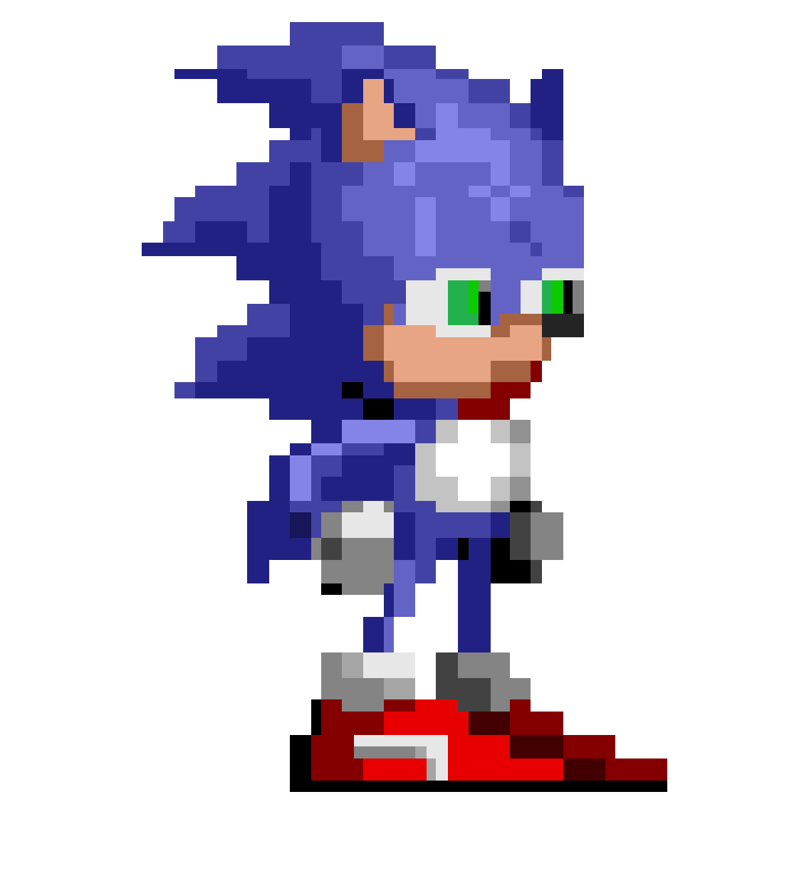 Sonic the Hedgehog 2 Sonic Run Model PNG by SpongeBobfan2010 on DeviantArt