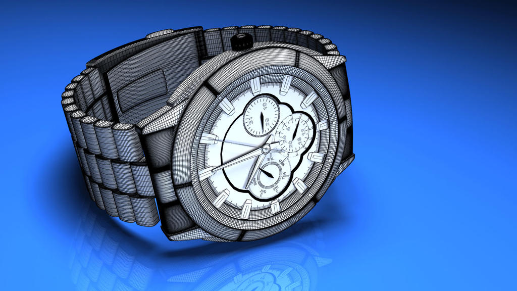 Wireframe of watch by Shazzah on DeviantArt