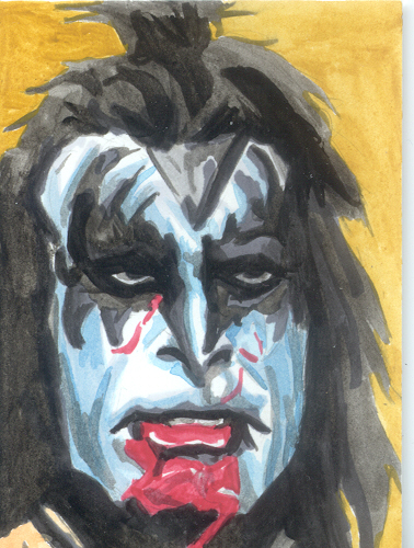 Gene Simmons Sketchcard