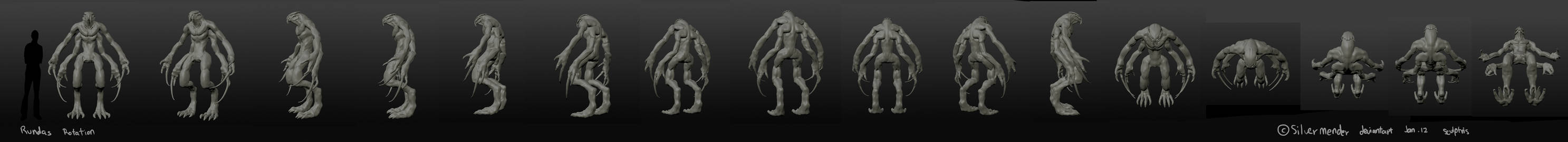 Deviantart Rundas Sculp Rundas rotation by garocamarillo on DeviantArt