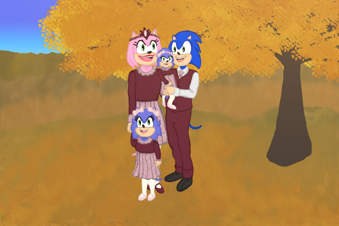 Family SonAmy by SirinaTheHedgehog on DeviantArt