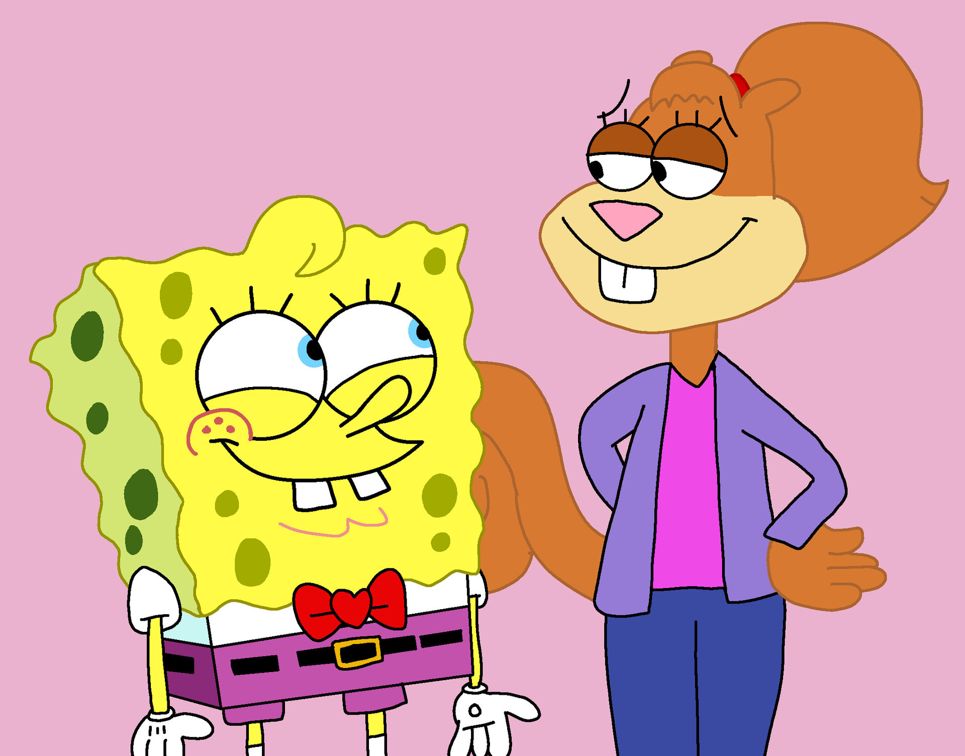 SpongeBob Loves Sandy by nikoli1234 on DeviantArt