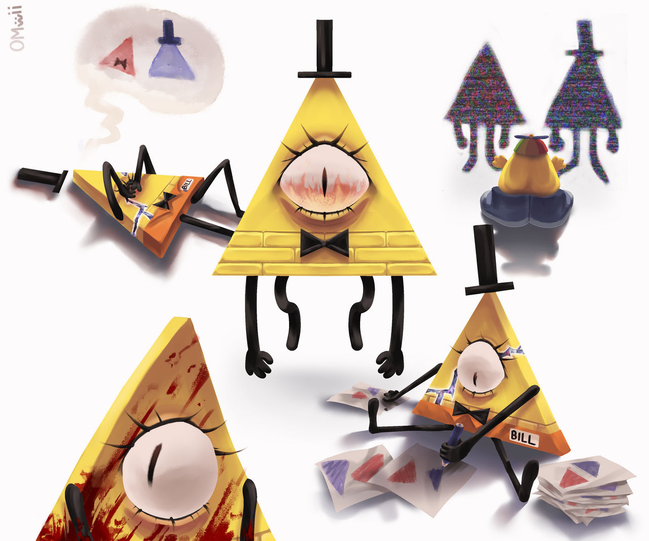 Bill Cipher Inverting Face bill cipher by omwii on DeviantArt