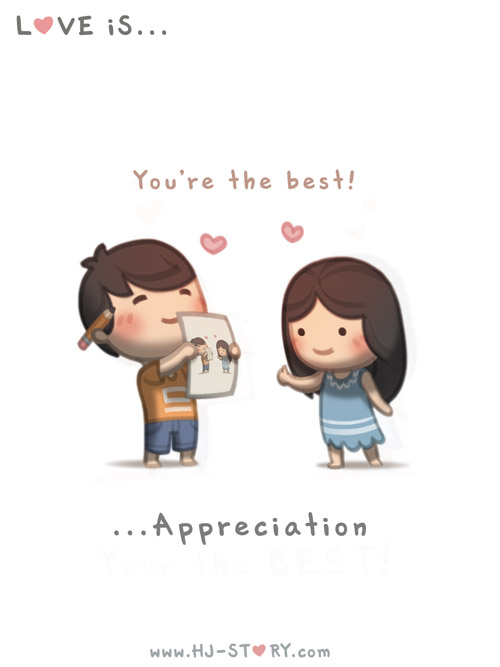 54. Love is... Appreciation