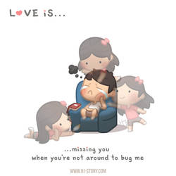 Love is... Missing you