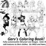 color a garv girl