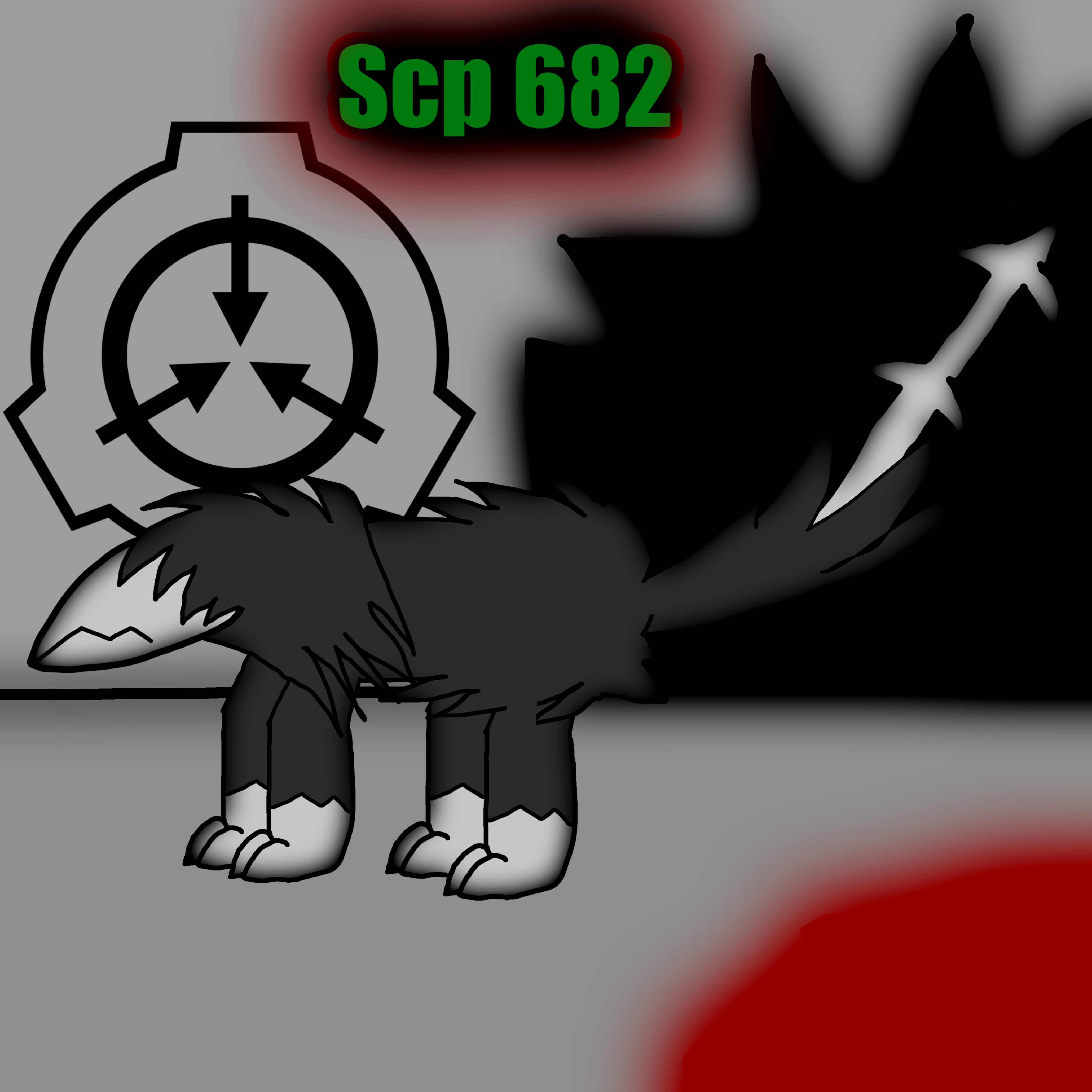 SCP-682 [Fan Art] by Zuhi-Chy on DeviantArt