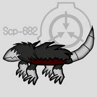 Scp 682 Fanart again 