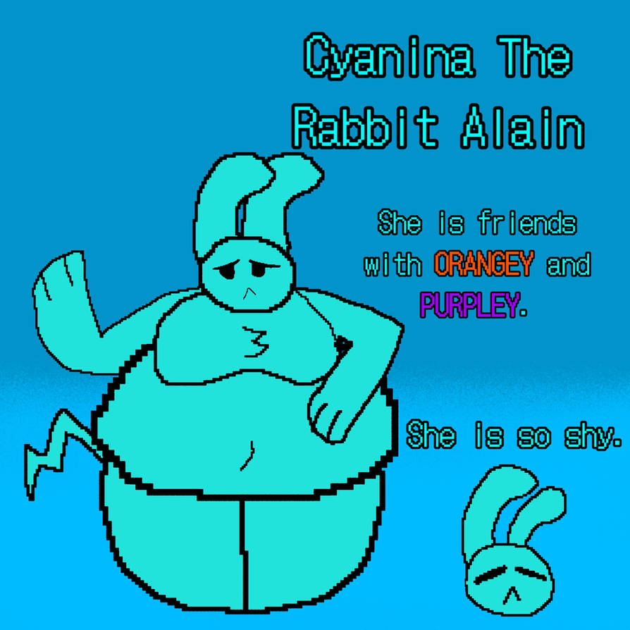 Azlina The Rabbit Cyanina The Rabbit Alain by UnkownFenikenFox on DeviantArt