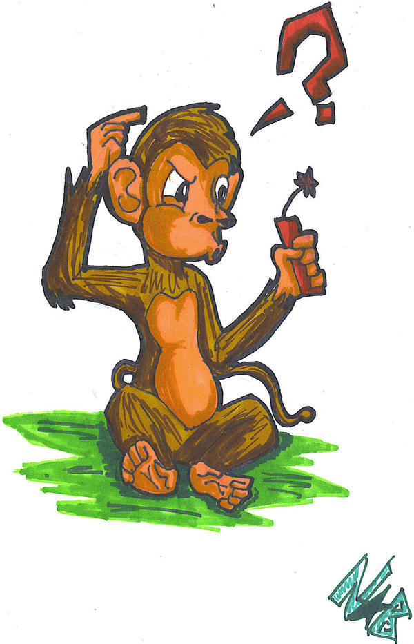 stupid monkey by Baldwin2506 on DeviantArt