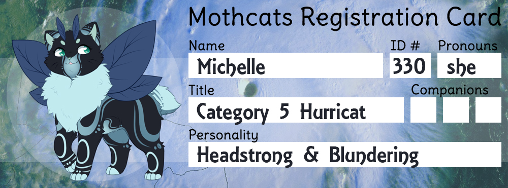 [Mothcats Registration Card] Michelle