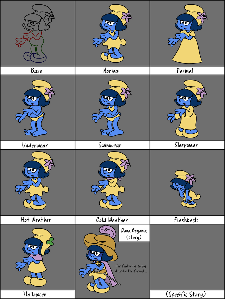 The Smurfs: Two Sides- Begonia by capnport on DeviantArt