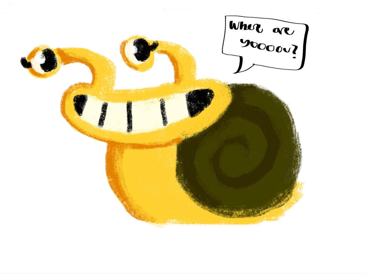 Extremely Rude Snail The very slow snail(not) by Adenzareen on DeviantArt
