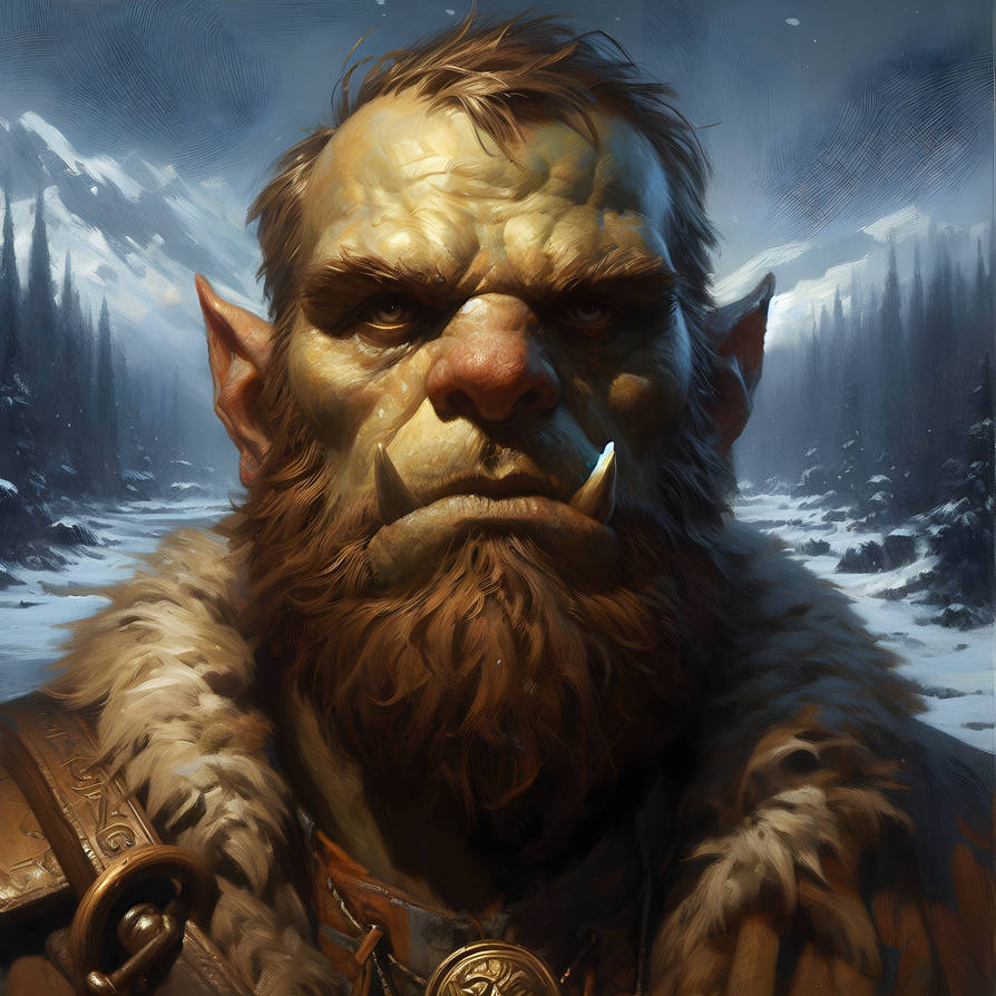 Half-Orc Hunter Ranger by MetaphysicMC on DeviantArt
