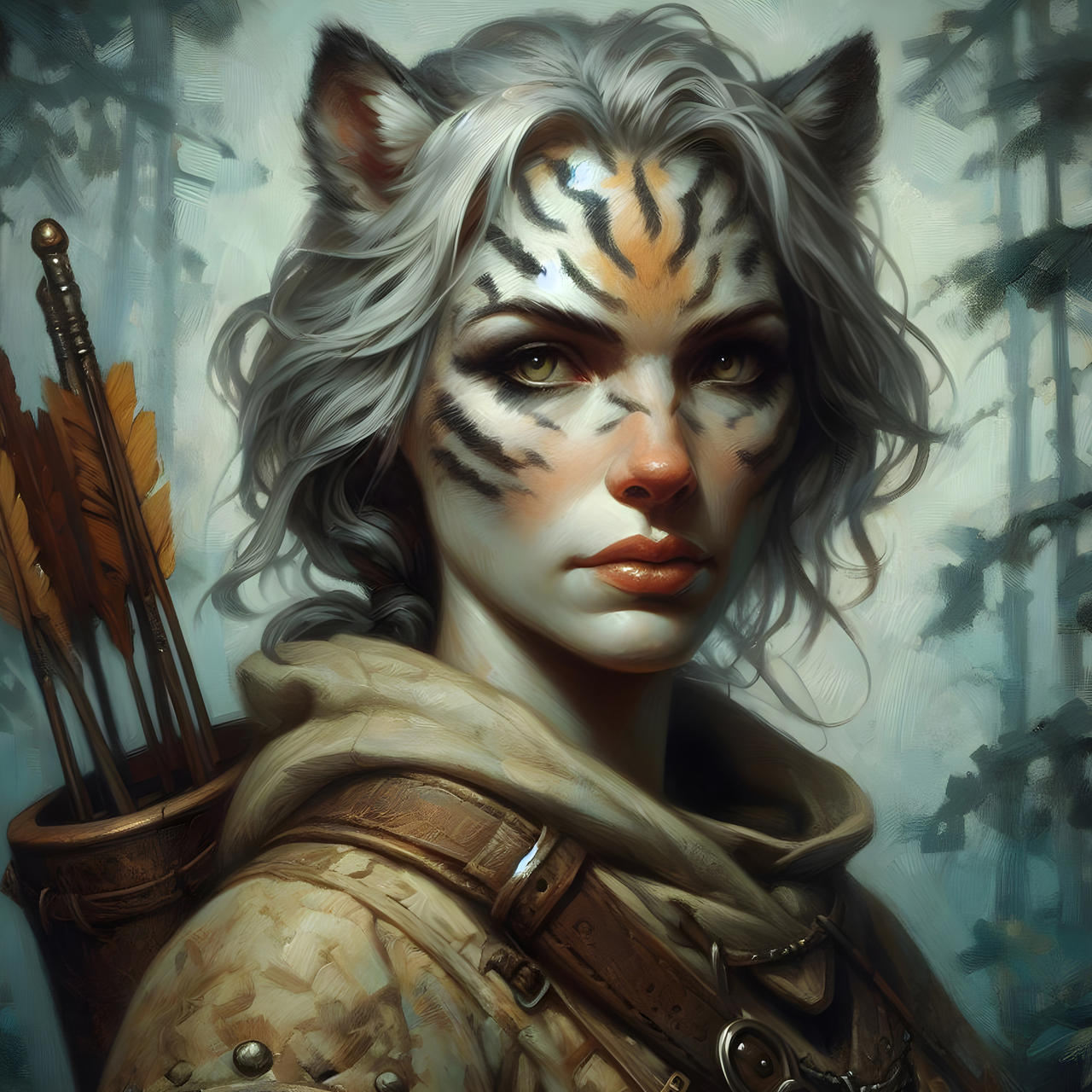 Catfolk Ranger by MetaphysicMC on DeviantArt