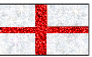 English Flag Sparkly Stamp