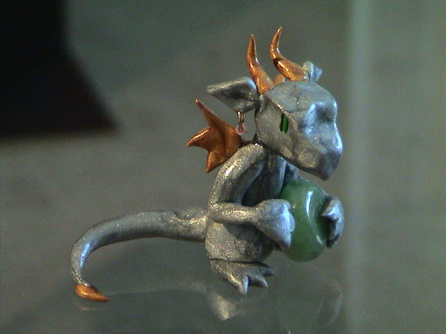 Silver Seated Dragon