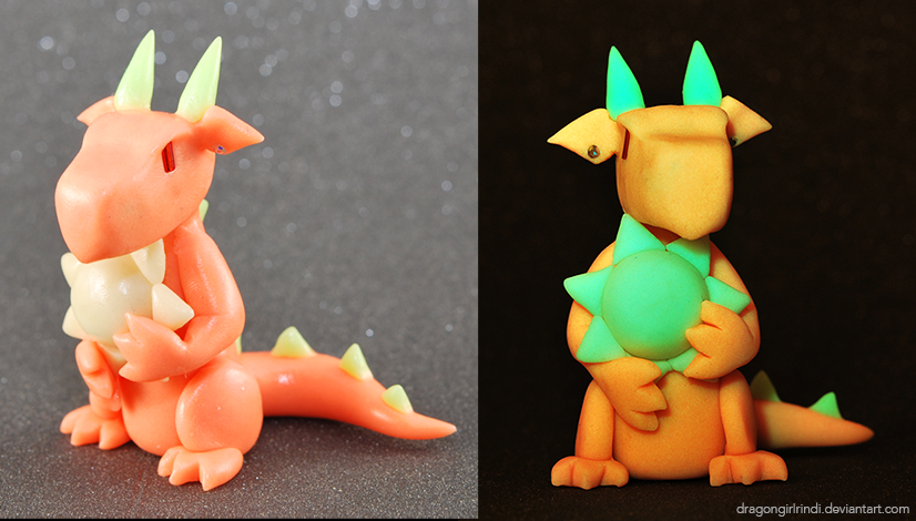 Glow-in-the-dark Dragon: The Sun