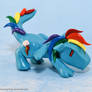My Little Pony-dragons: Rainbow Dash