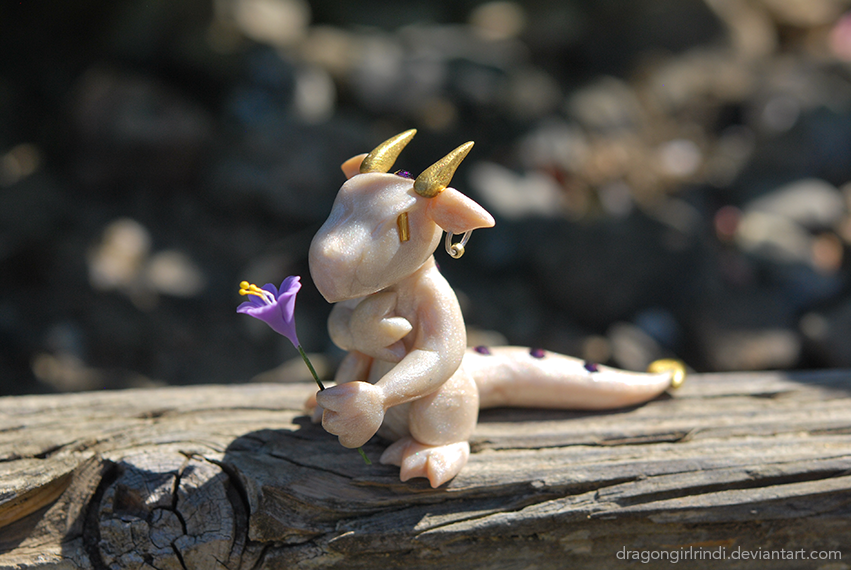 Pearly Flower Dragon by HowManyDragons