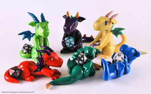 Otakon Dice Dragons by HowManyDragons