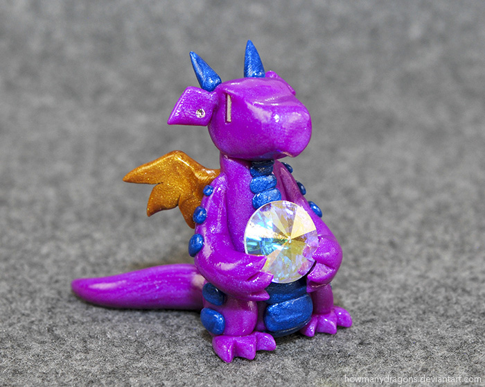 Purple and Blue Gem Dragon