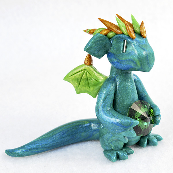 Tourmaline Green Gem Dragon