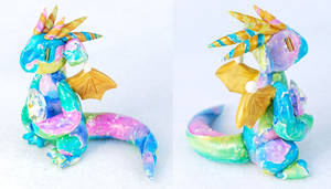 Rainbow Opal Dragon