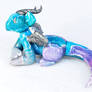 Blue Watercolor Dragon