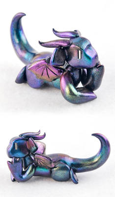 Multicolored Metallic Dragon
