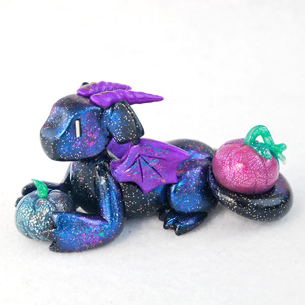 Galaxy Pumpkin Dragon by HowManyDragons