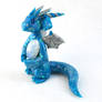 Blue Opal Dragon with Moonstone