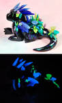 Bioluminescent Plant Dragon Figurine by HowManyDragons